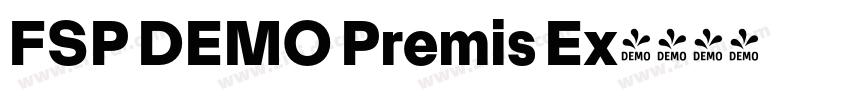 FSP DEMO Premis Ex字体转换 FSP DEMO Premis Ex字体转换